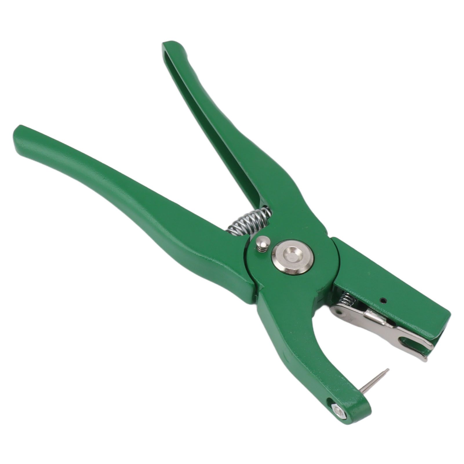 Green Ear Tag Plier Aluminum Alloy Livestock Ear Tag Applicator Portable Ear Notcher for Home Farm — image 2