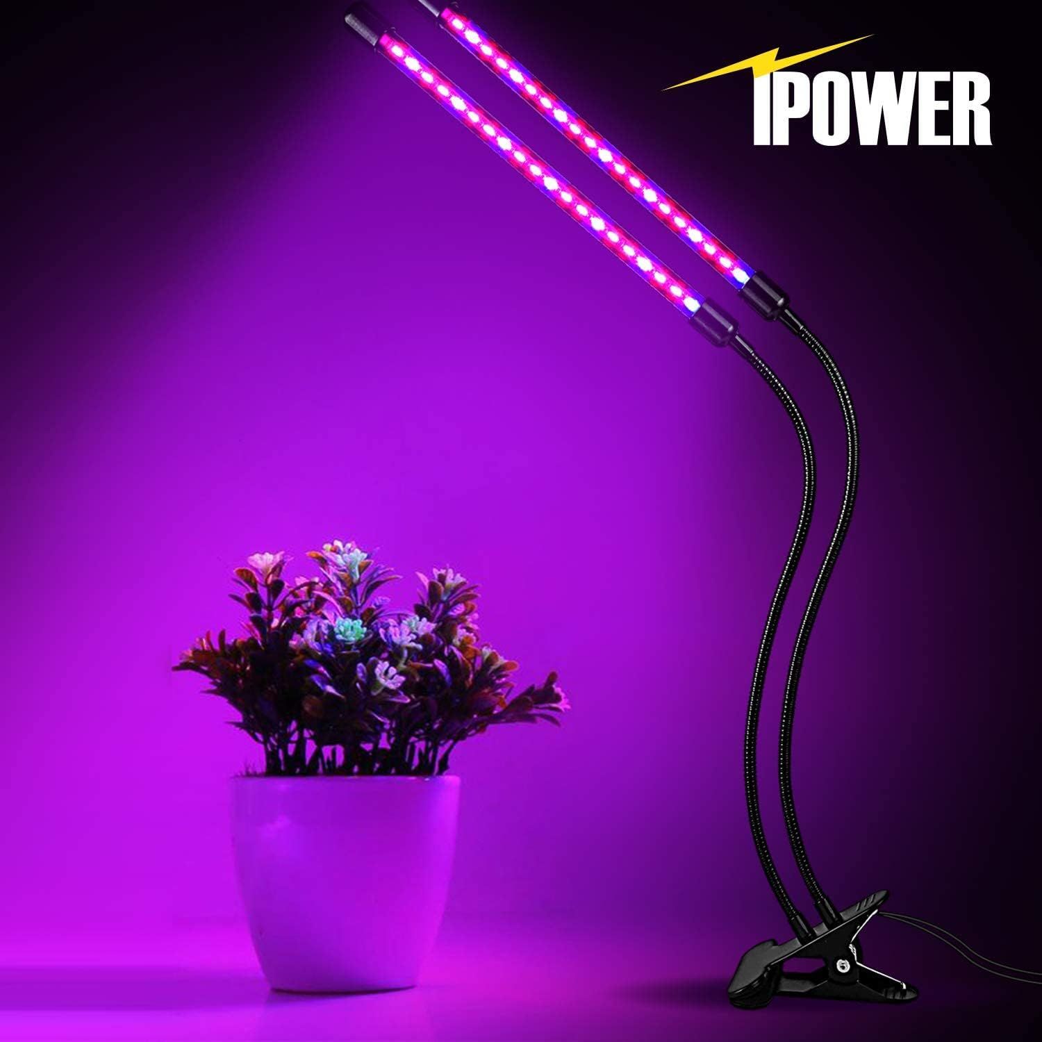 LED plant growth light, plant light clip, timed full spectrum sunlight, succulent flower herb seedling supplement light — image 3