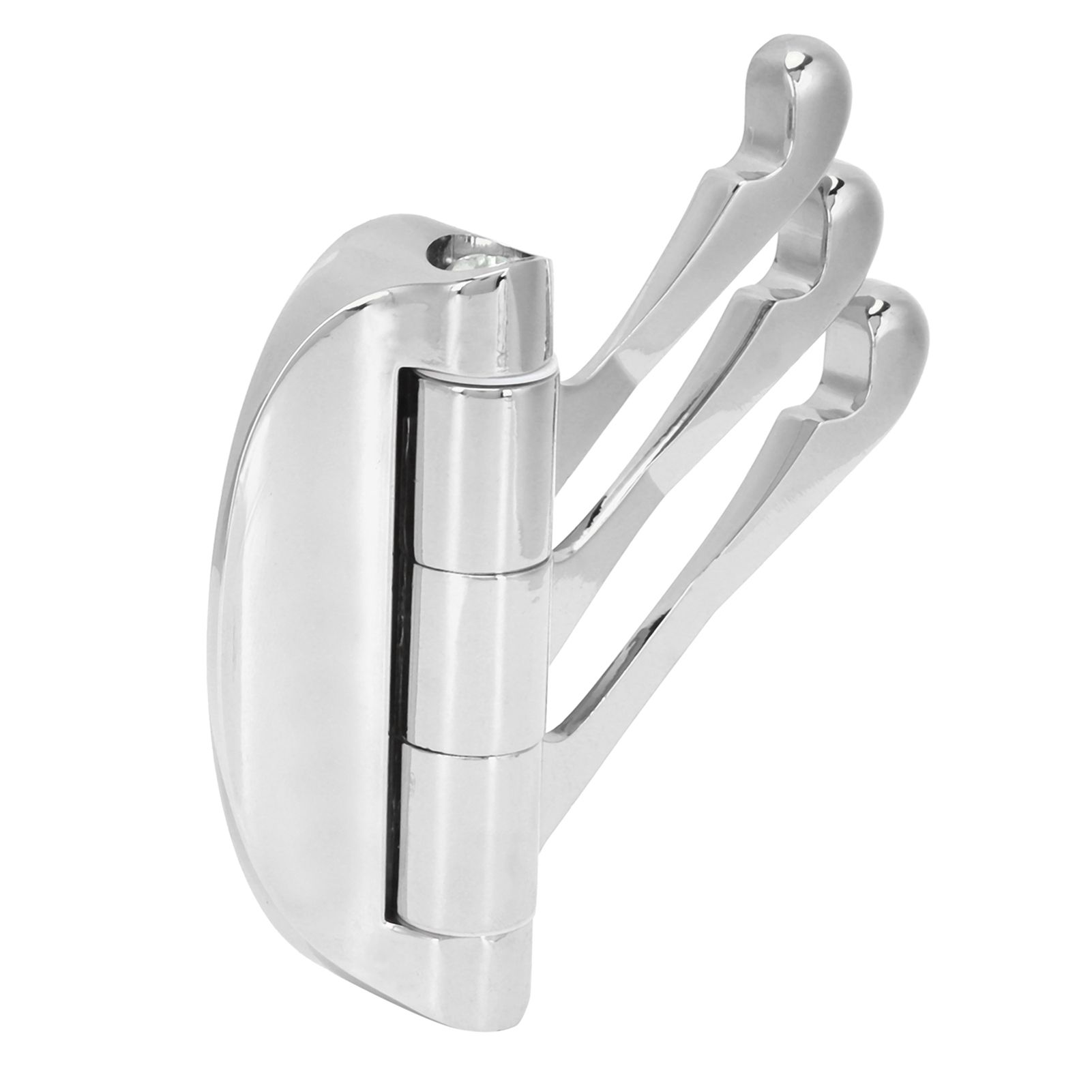 Clothes Hook Wall Mount 180 Degree Foldable Coat Hook Hanger for Home Bathroom Bedroom(ChromePlate ) — image 6
