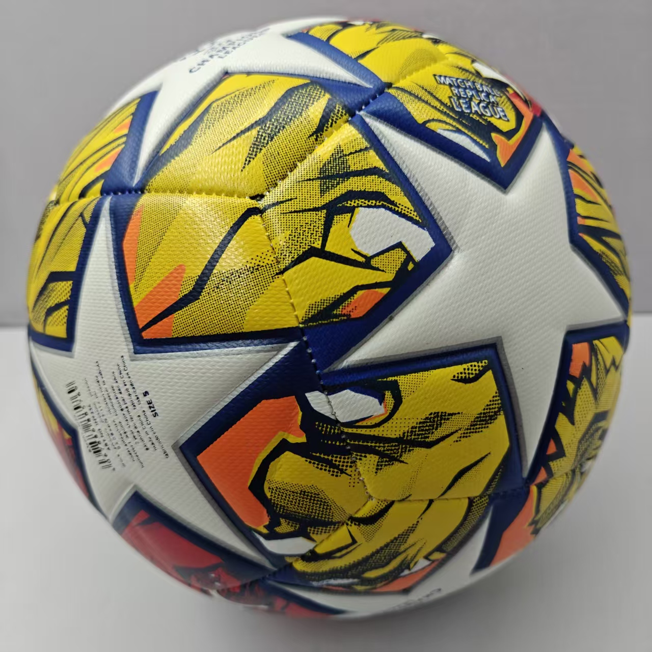 European Champions League painted football, seamless fit, perfect for family, school, club entertainment training and game excellent football โ image 5