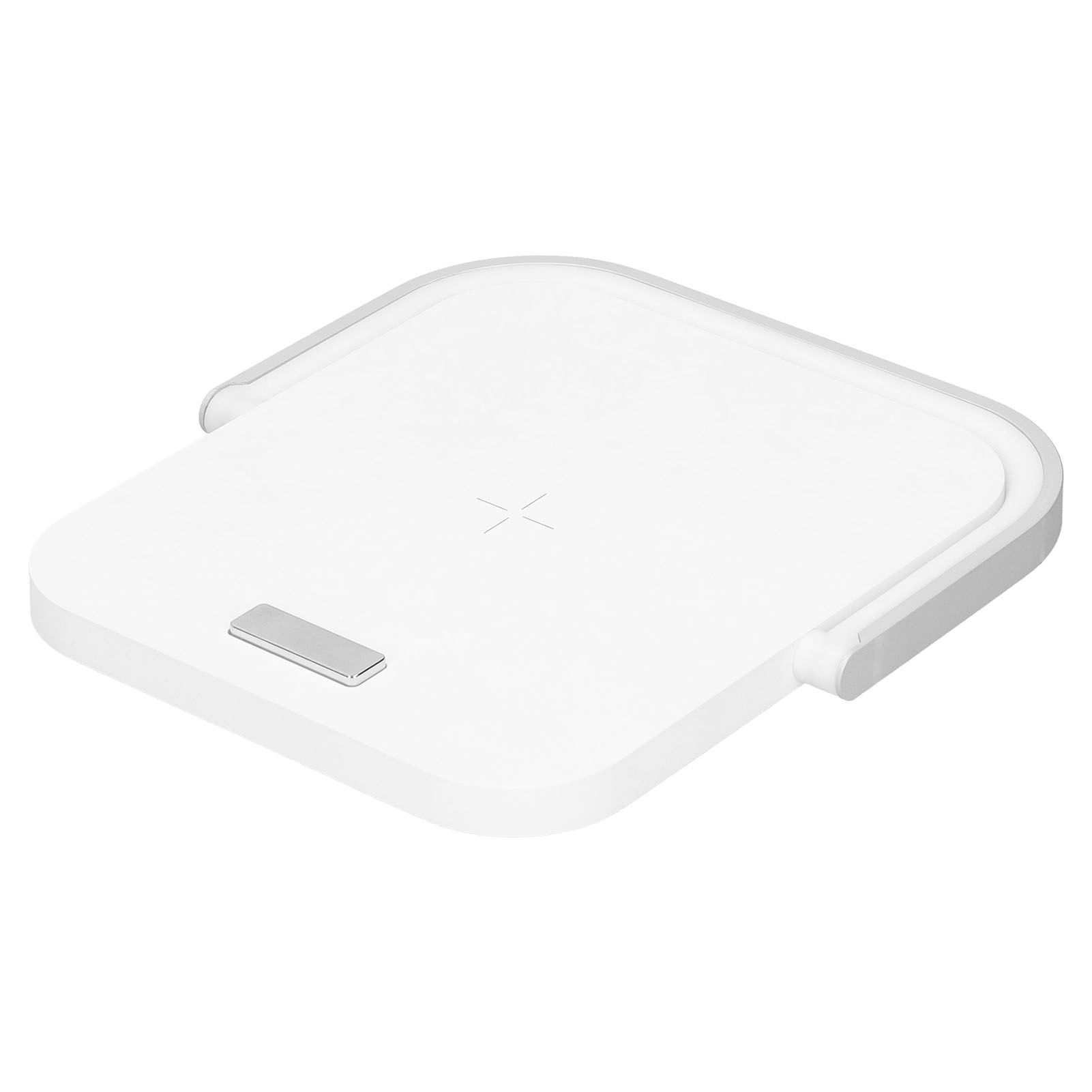 5V Desktop Night Light Multifunction Wireless Quick Charger Phone Stand Holder White — image 3