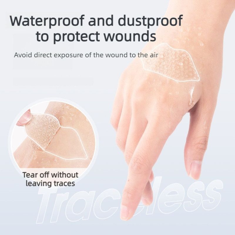 Silicone Gel Invisible Anti-Blister Stickers, Heel Anti-Wear Pads, Multi-Purpose Foot Anti-Friction Tape—Rectangular — image 2
