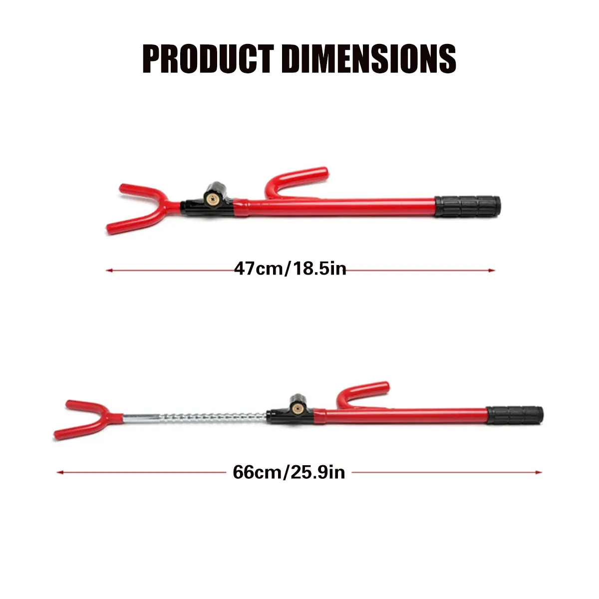 Adjustable Car Steering Wheel Lock Anti Theft Security Bar โ image 3