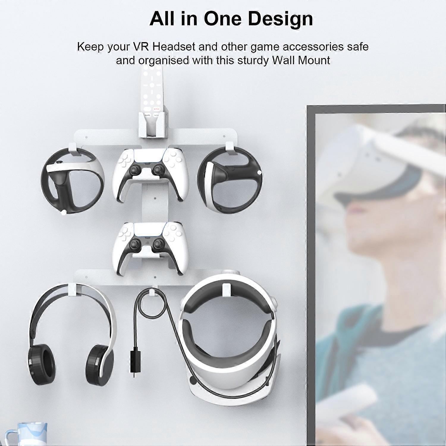 Type A JYS JYS-P5158ll Mount Holder Stand for PS VR2 VR Headset and Controller Storage Bracket โ image 3