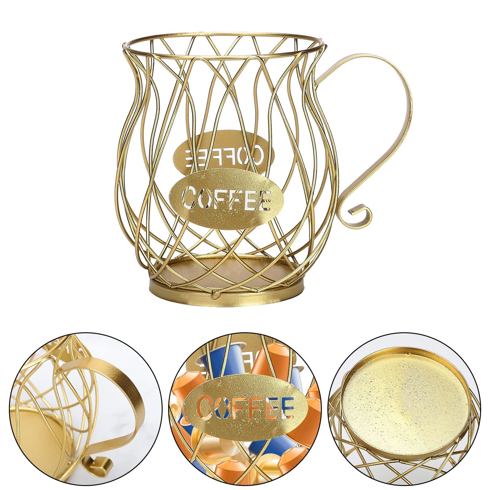 Mug Shape Coffee Capsule Storage Basket Organizer for Coffee Station Bar Decor Restaurant Tea Room Kitchen Countertop — image 5