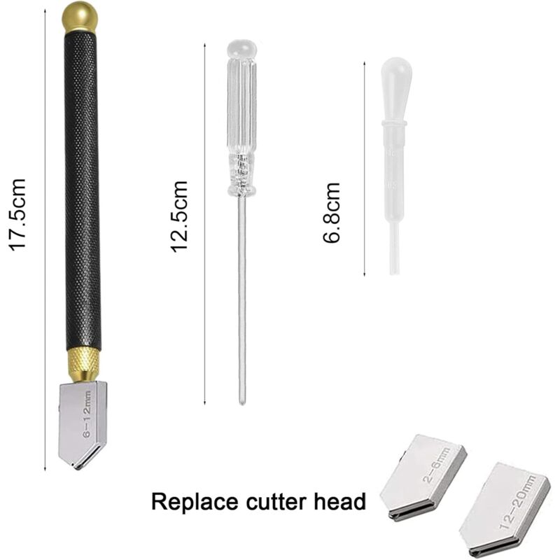 Professional Glass Cutter, Glass Cutting Tool, Pencil Style, Cut Glass 2-20Mm Thickness For Cutting โ image 2