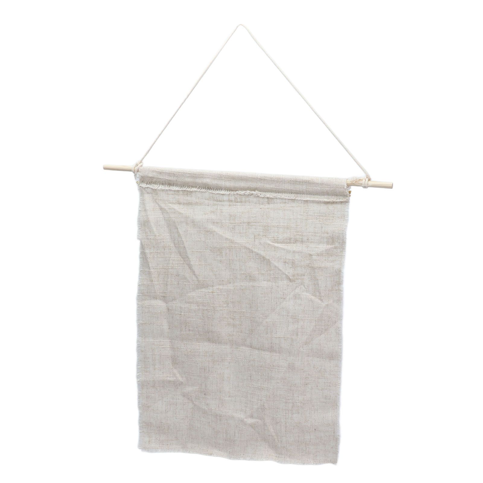 Pockets Cotton Linen Wall Hanging Earrings Storage Bags Multifunctional Home Decor Hanging BagS — image 5