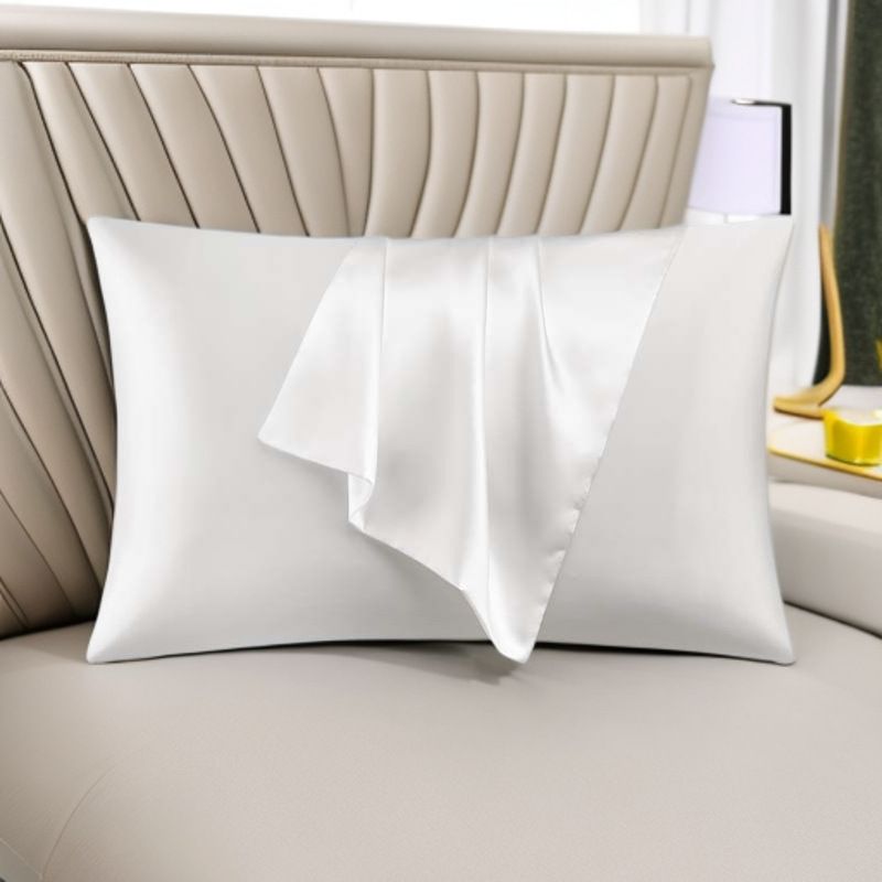 Pillowcase Polyester 60 Thread Count Solid Color Elegant purple 50*66cm【pack of 2】 — image 3