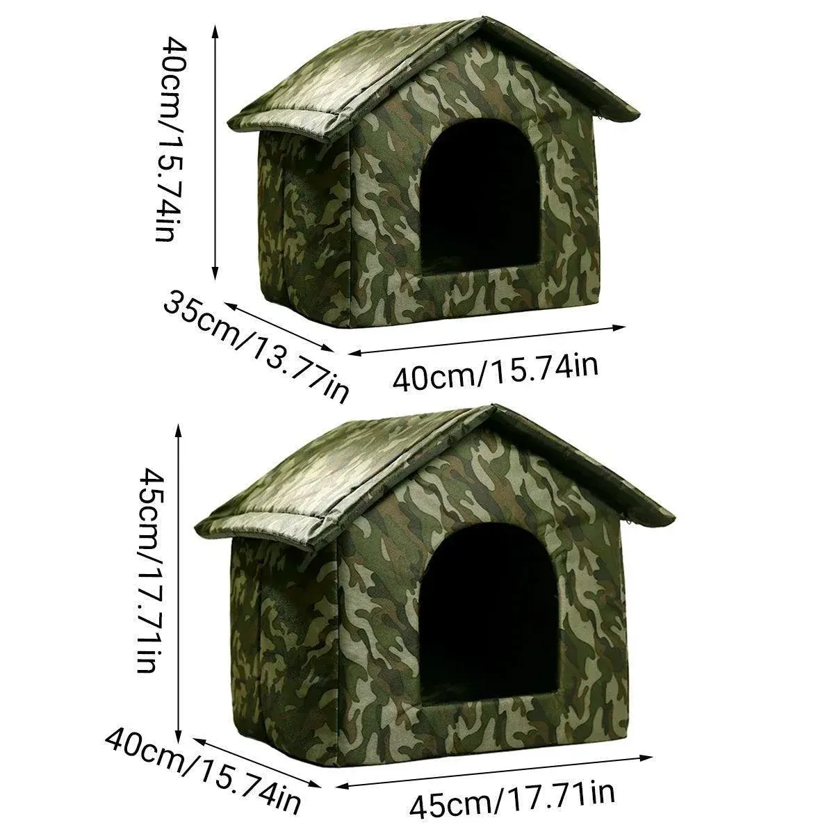 Waterproof Outdoor Cat Nest Stray Pet Hiding Nest Simple Dog House Shelter Bed - L โ image 3