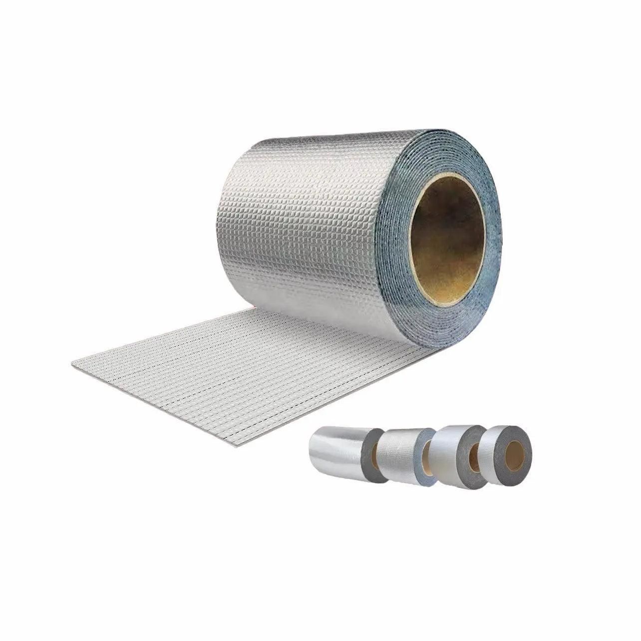 5M Waterproof Tape Butyl Rubber Aluminium Foil Roof Pipe Caravan Repair Flashing - 15cm*5m*1 Unit โ image 3
