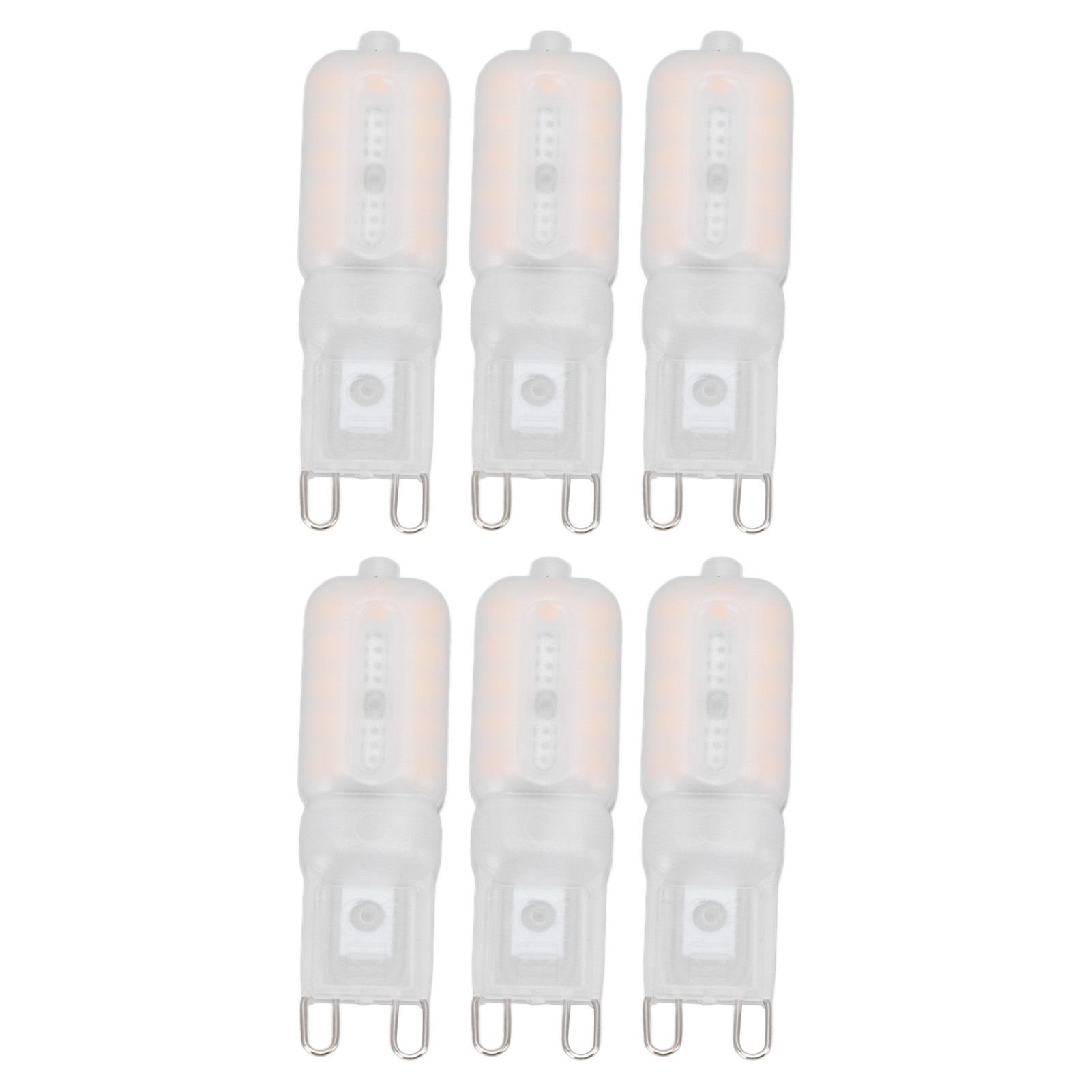 G9 Light Bulb Dimmable Eye Protection Energy Saving 5W 22 LED Small Bulbs for Ceiling Lamp Desk Lamp 6pcs Warm Light 220V — image 5