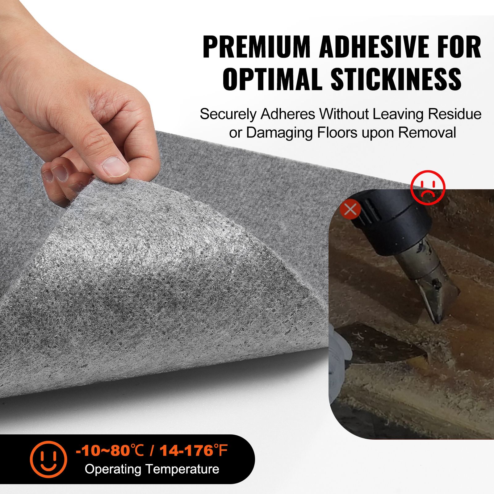 Carpet Tiles Peel and Stick, Squares Self Adhesive Carpet Floor Tile, Soft Padded Carpet Tiles, Easy Install DIY for Bedroom Living Room Indoor Outdoor — image 5