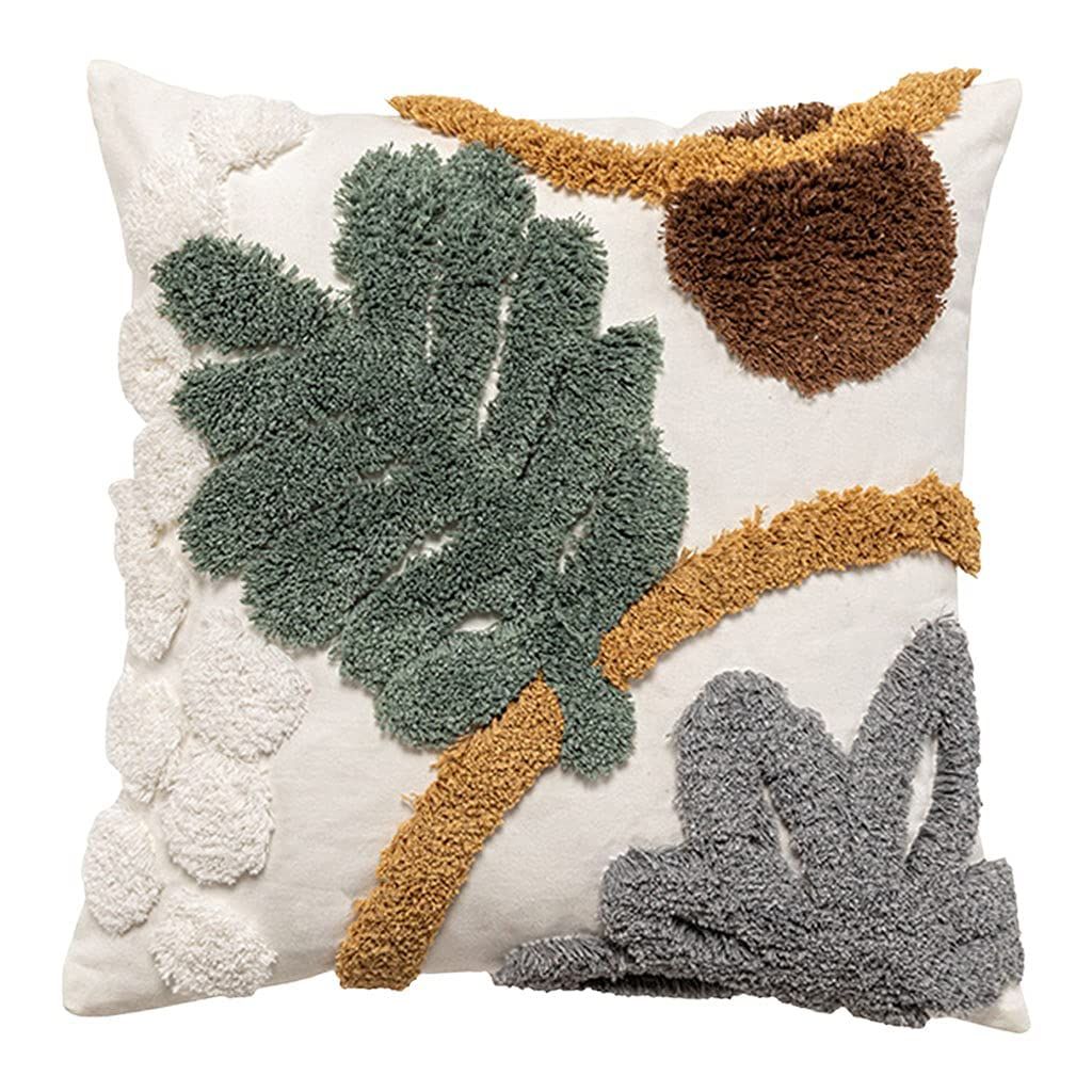 Throw Pillow Cover Bohemian Cushion Cover Decorative Cotton Boho Pillowcase for Home Bedroom Sofa