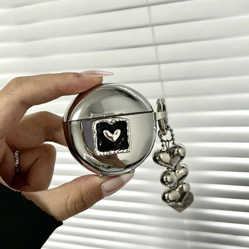 Floral Electroplated Case + 3 Heart Charms AirPods 2 โ image 4