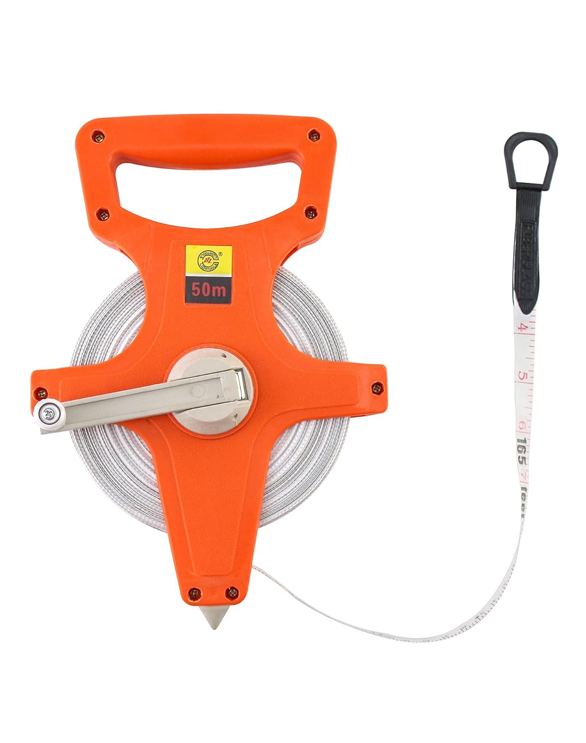 Tape Measure, 1/2" x 164' Open Reel Dual Sided Fiberglass Tape Measure for Engineer, Yard and Field, Measuring Tape