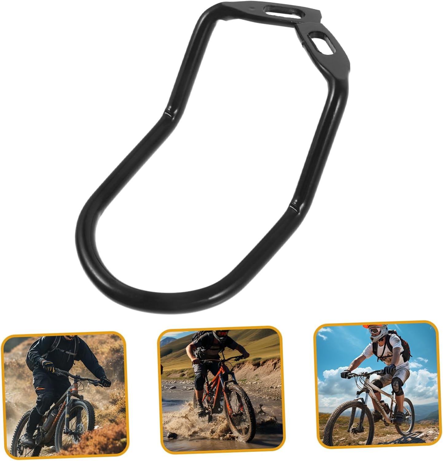 1 set of durable rear derailleur protectors for folding mountain bikes, easy to install-Style C โ image 6