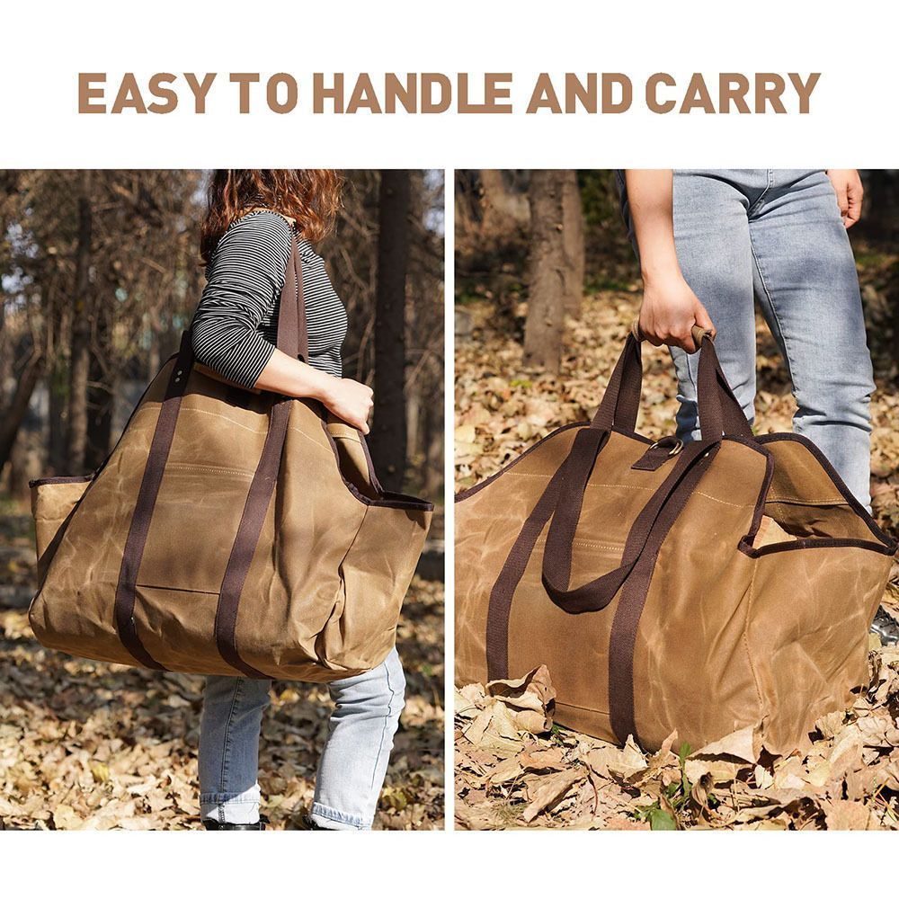 Firewood Storage Bag Khaki โ image 5