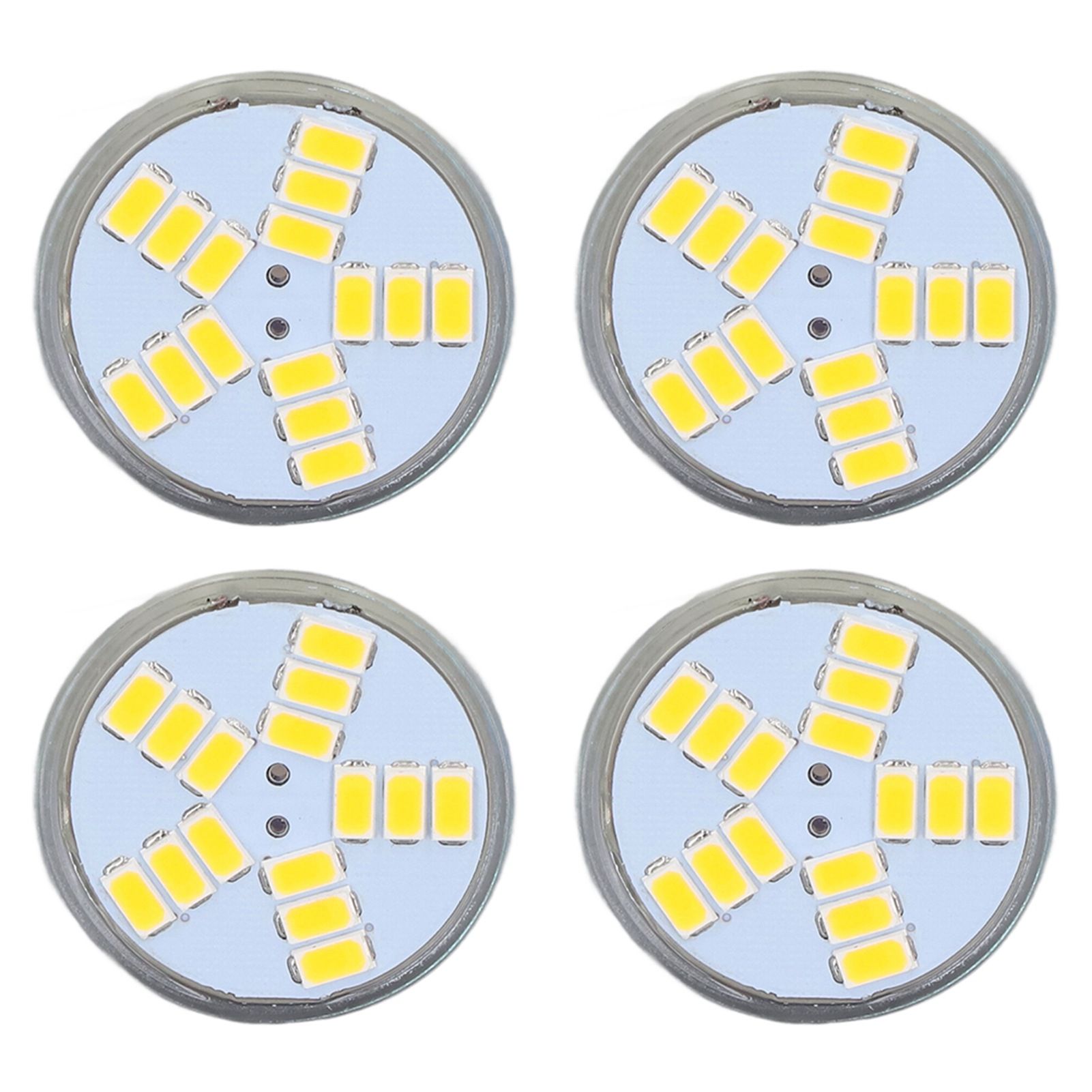 4Pcs MR11 LED Bulb 5W 500lm Bulb Replacement with 15 Beads Double Pin Base for Spotlight Landscape LampCold White