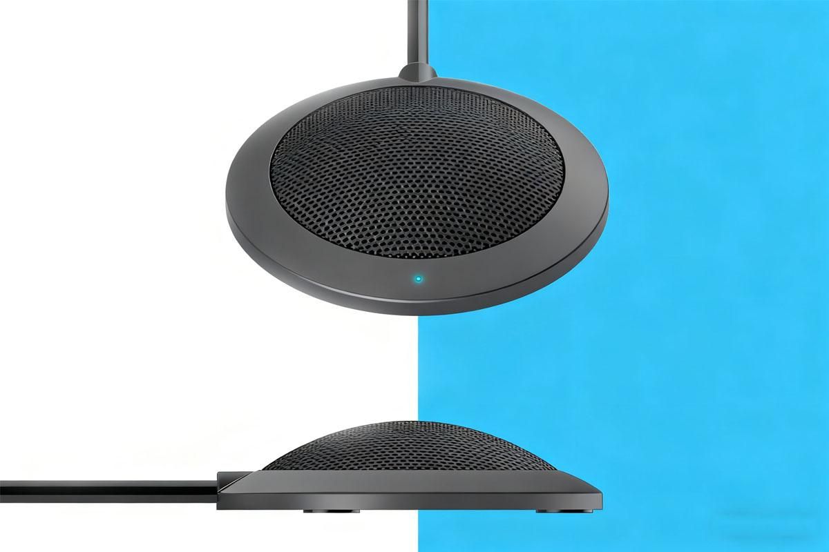 Conference USB Microphone Computer Desktop Mic with LED Indicator Plug and Play — image 3