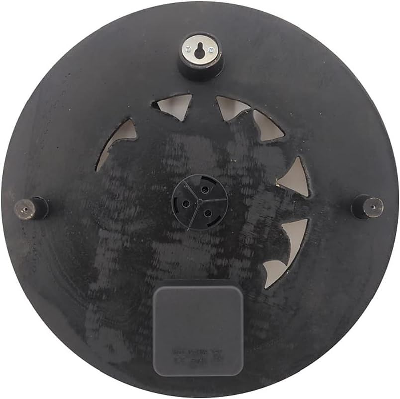 Outdoor Wall Clock, Thermometer for Patio and Pool, Round, Metal, Rustic,Waterproof,Outdoor Clock Thermometer Combo Garden-12in โ image 5