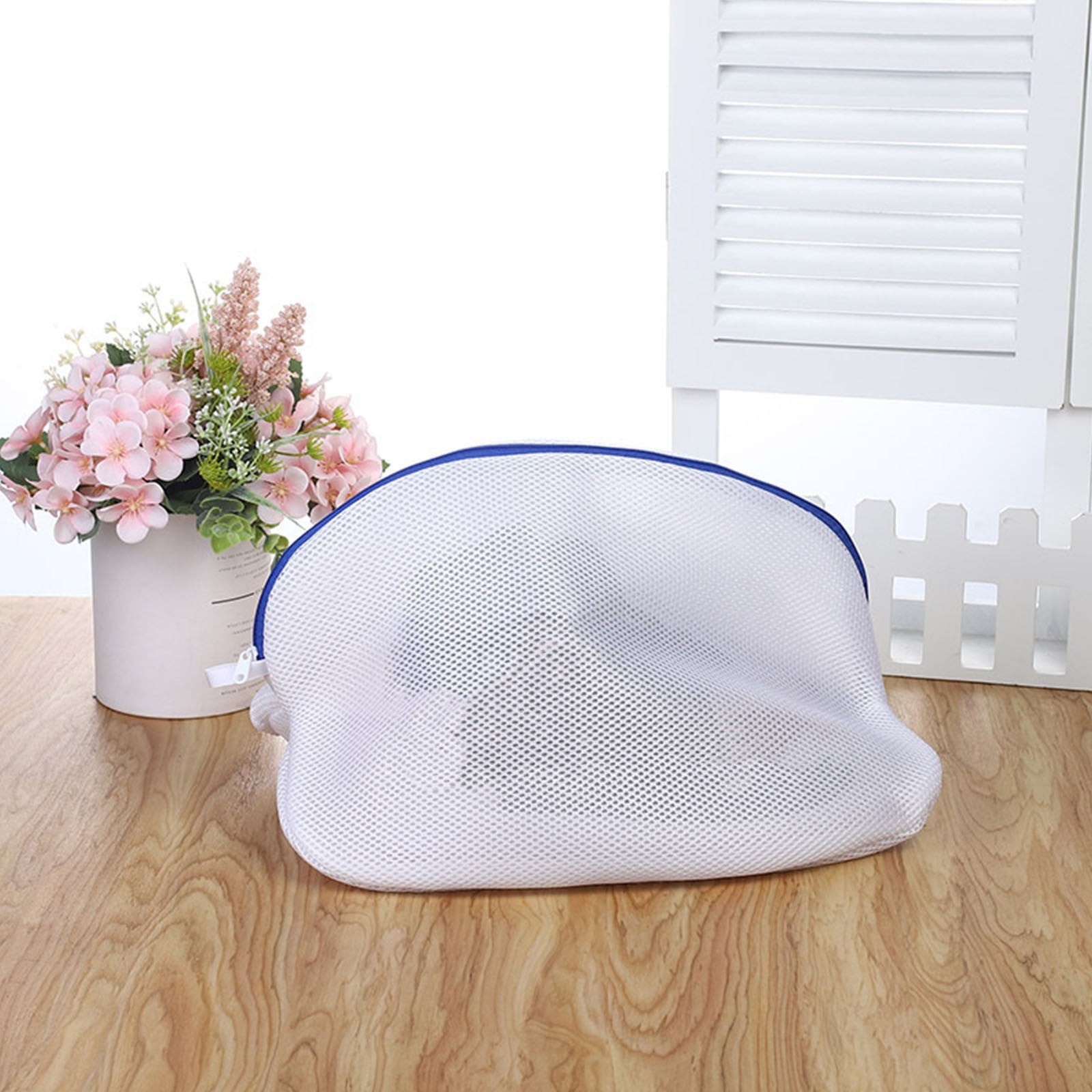 Shoe Wash Bag, Mesh Laundry Bag with Zipper, Portable Washable Shoe Storage Pouch Cleaning Laundry Bag for Sneakers Sock Toys Slipper S โ image 6