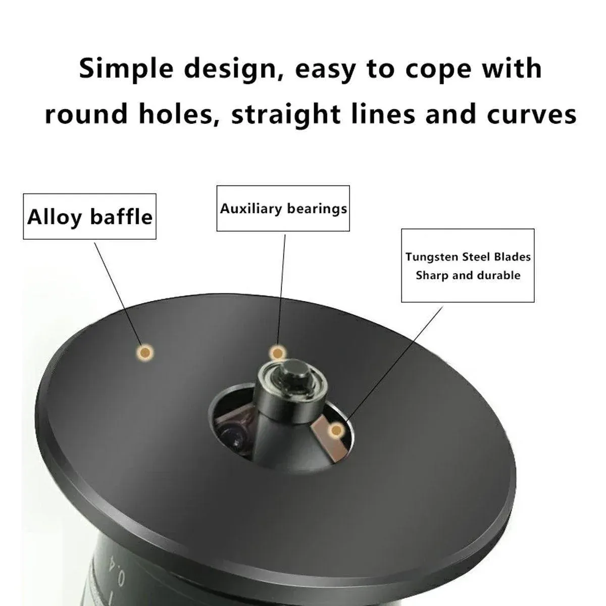 Compact Pneumatic Chamfering Beveling Machine Air Tool for Trimming Deburring โ image 5