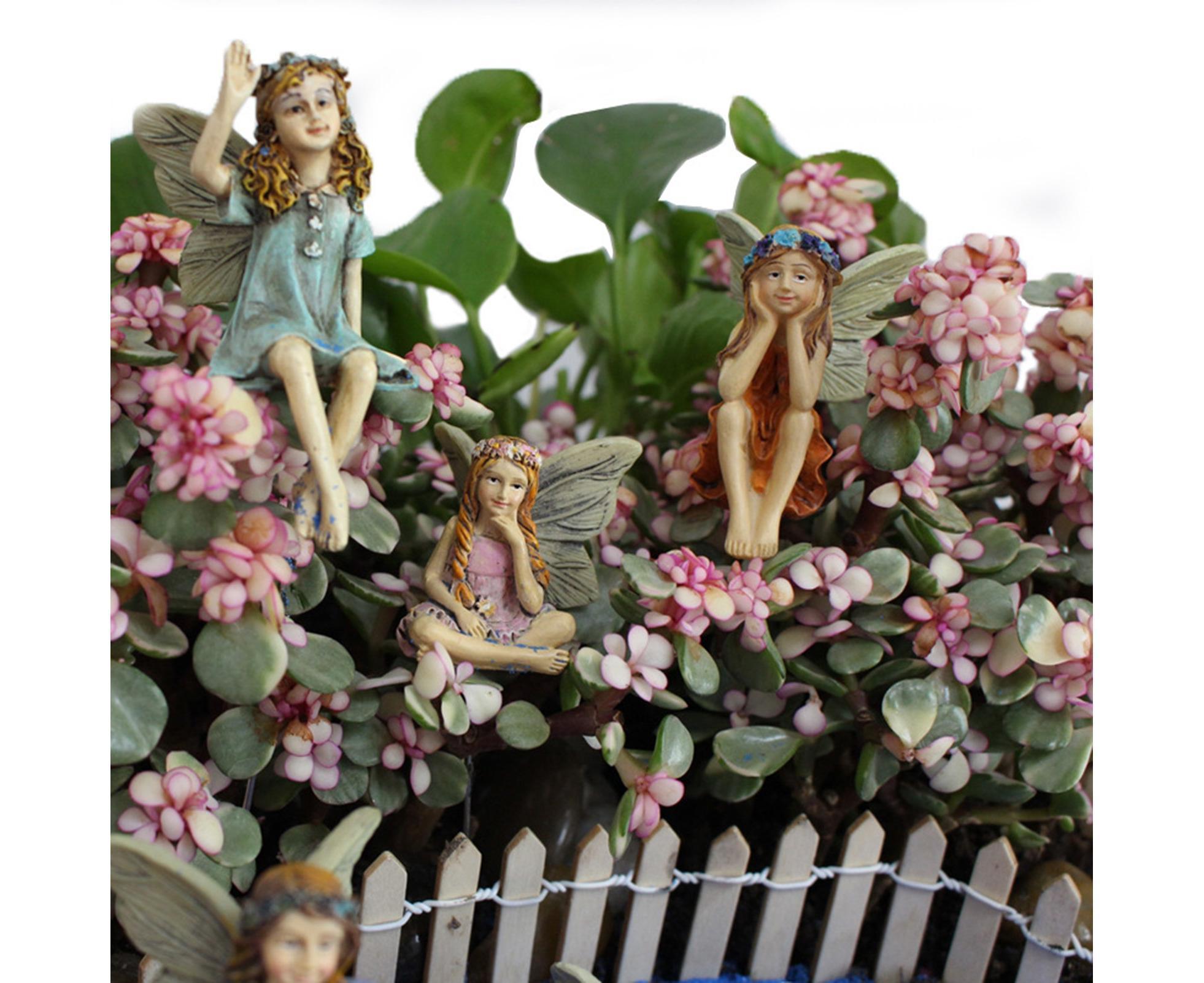 6Pcs Miniature Fairy Garden Figurines - 1 Set — image 3