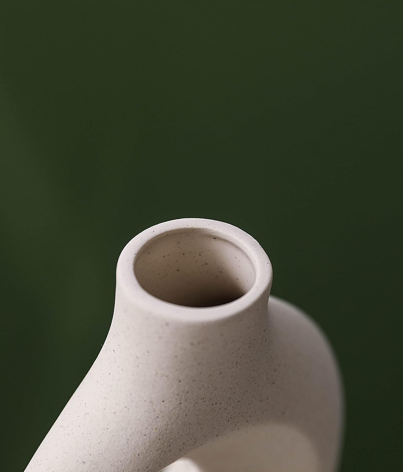 Ceramic Set of 2 Creative White Vases for Home Decor — image 5
