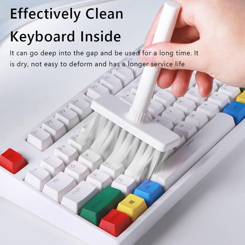 5 in 1 Soft Brush Keyboard Cleaner, Keyboard & Earbuds Cleaning Kit, Multi-Function Keyboard Brush & Earphone Tools โ image 2