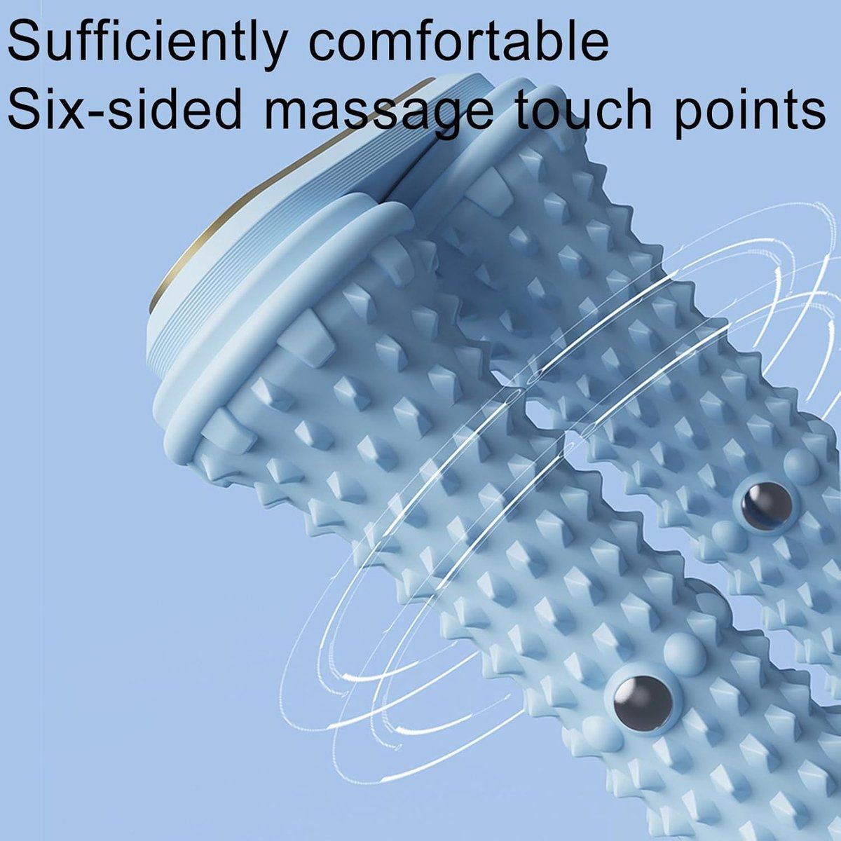 Foot Massager Roller, Foot Roller, Circulation, promoting foot massage, for fitness, relaxation, and sports recovery, Blue — image 3
