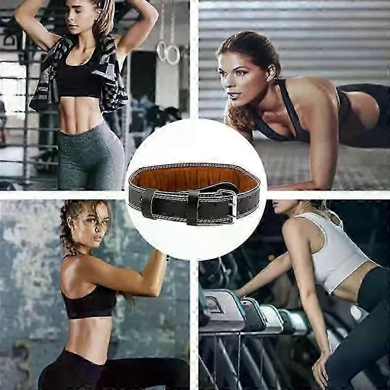 Lifting Belt Weight Training Gym Belt Lumbar Support For Men Professional Powerlifting Training Belt Bodybuilding Weightlifting - M — image 3