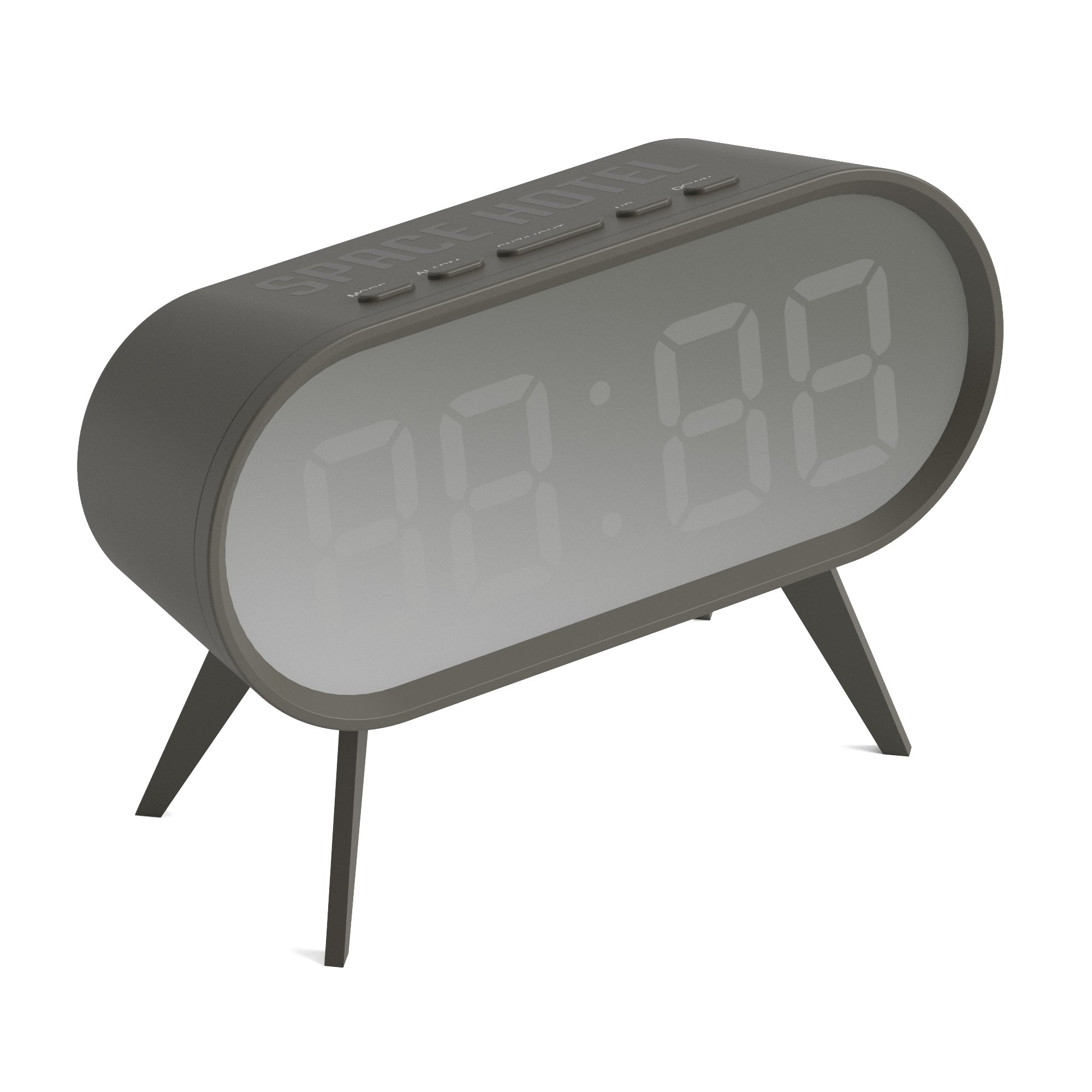 Newgate Space Hotel Cyborg Led Alarm Clock Grey โ image 5