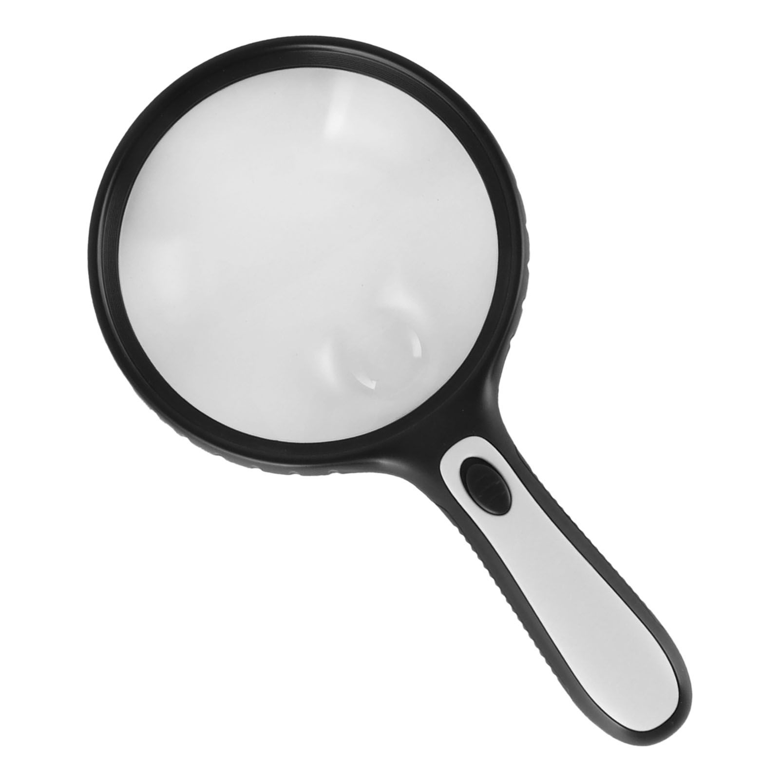 Magnifying Glass Professional Large Viewing Area Evenly Lit Handheld Magnifying Glass with 4 LED Lights — image 5