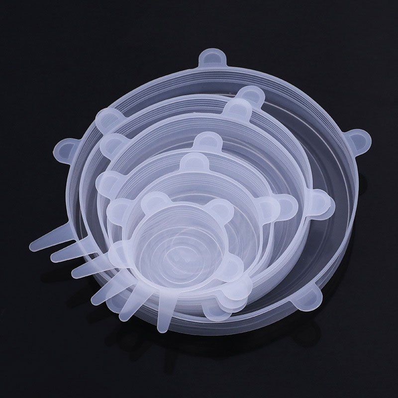 12/18pcs of Flexible Silicone Bowl Covers, Sealed Packaging for Refrigerator And Microwave, Kitchen Food And Vegetable Preservation Additions 12 Pieces — image 4