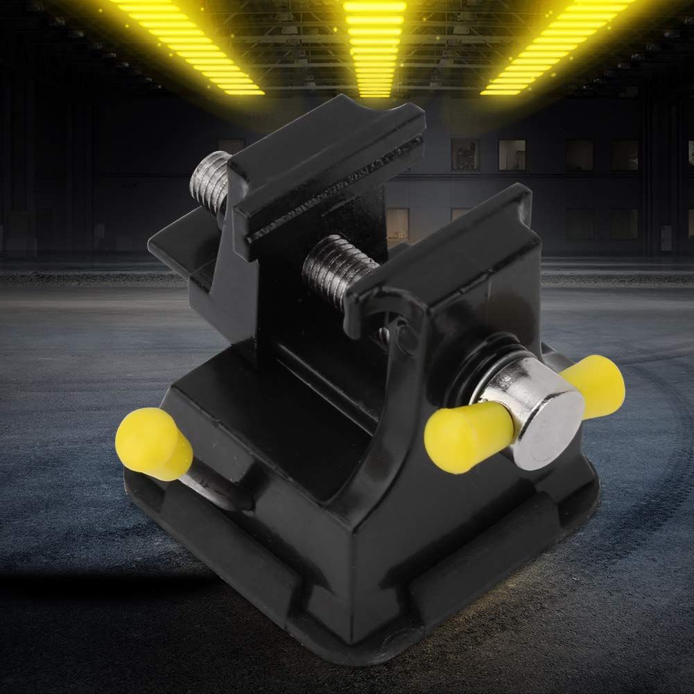 Mini Bench Vice, Small Flat Table Jaw Bench, Aluminum Alloy Opening Parallel Table Vise, Suction Cup Bottom Drill Press Vice — image 3