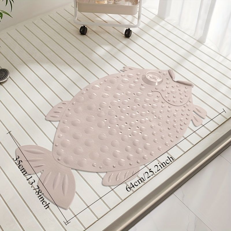 Bathroom Anti Slip Mat Shower Bathtub Non-Slip Mat Floor Mat Home Bathroom Floor Mat 1pc Green — image 4