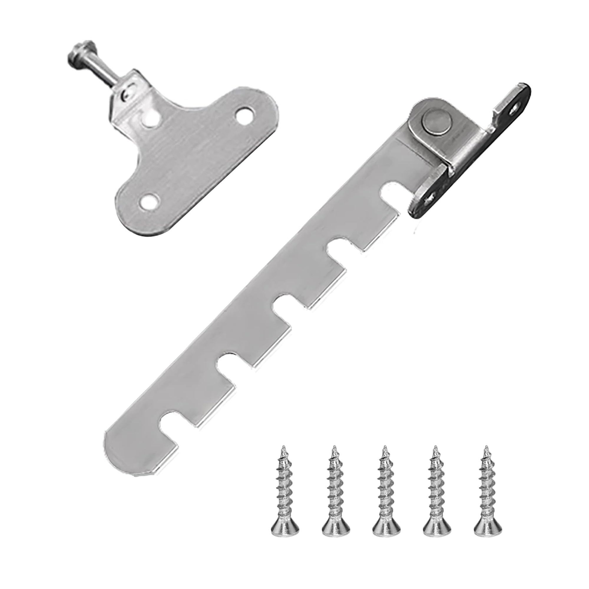 Window Restrictor Latch, Window Wind Hook, Adjustable Window Safety Locks,Suitable for Various Doors and Windows, 5 Slots — image 2