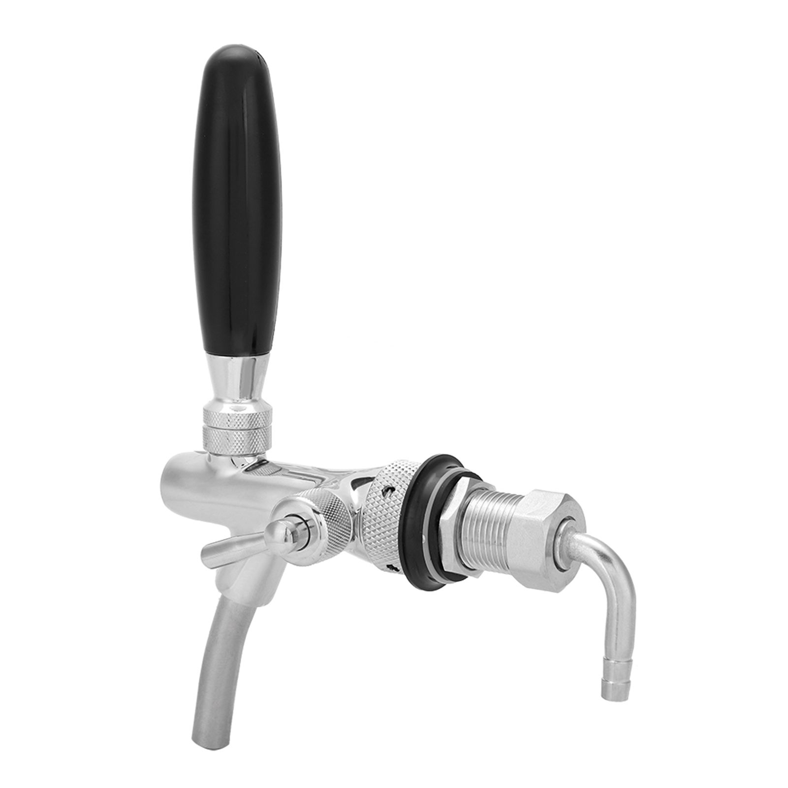 G5/8 Chrome Plating Stainless Steel Adjustable Beer Dispenser Tap Faucet for Home Bar(Silver) โ image 5