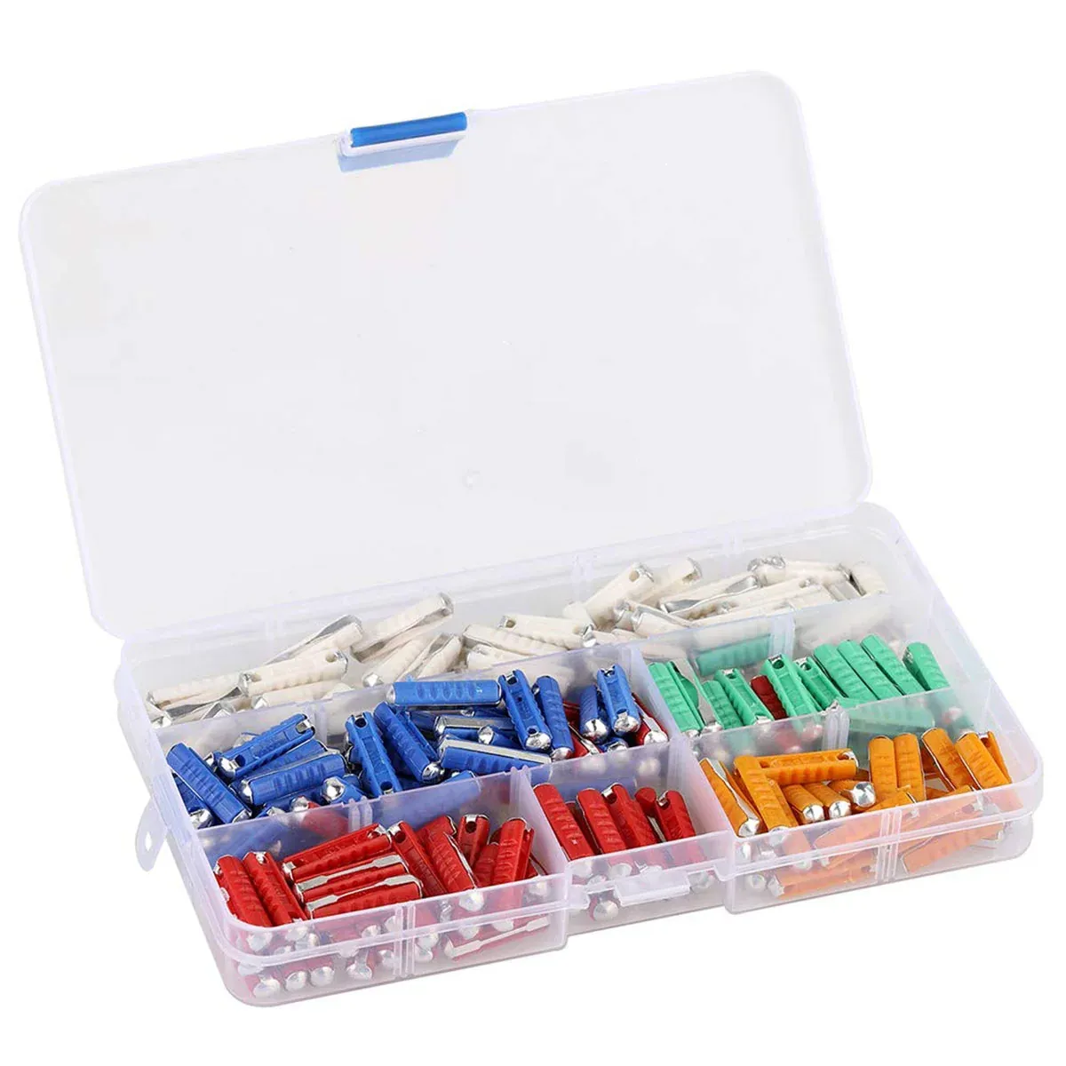 200PCS Torpedo Car Fuse Assortment Kit with Colour Coded Ratings for Vehicle Maintenance — image 2