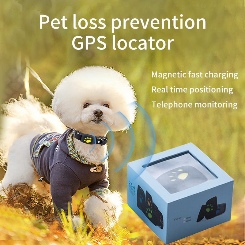 Pink Real-Time Pet GPS Tracker Locator - Magnetic Charging, Multi-Mode Positioning for Dogs & Cats — image 2