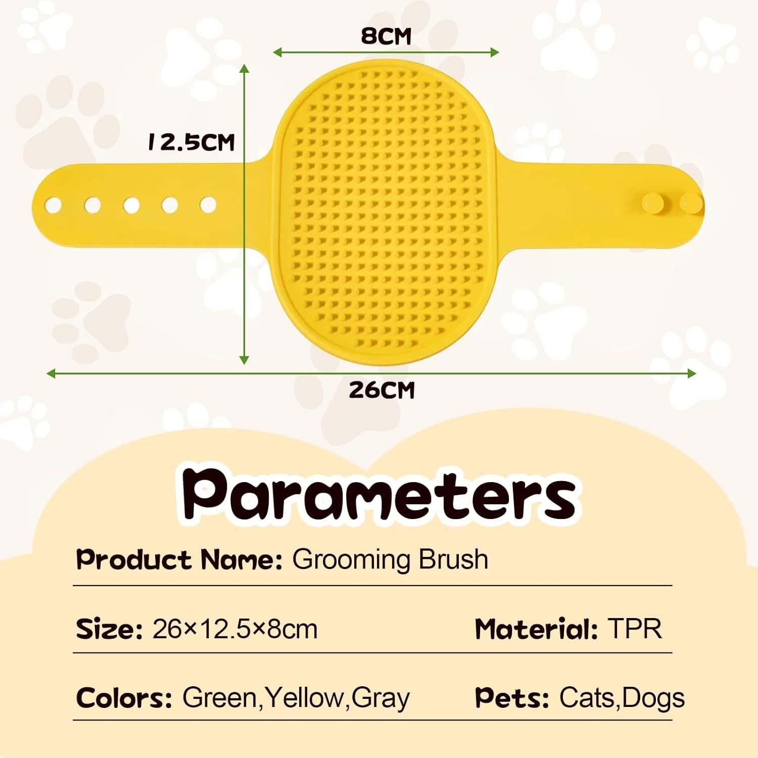 Silicone Grooming Strap Pad for Cats, 2025 New Cat Self Groomer Brush Adjustable Silicone Cat Self Groomer Brush, Multifunctional Cats Combs Massager for Cats — image 3