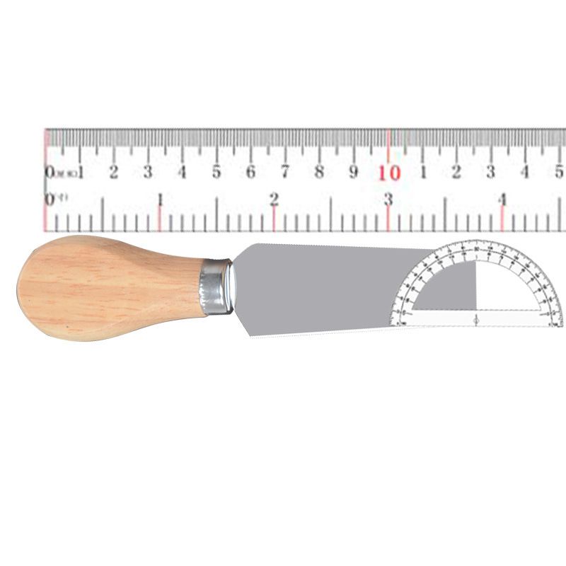 Cheese Knife Set, 4 PCS Cheese Knives for Charcuterie Board Utensils, Cheese Knives Set with Wood Handle Steel Stainless — image 5