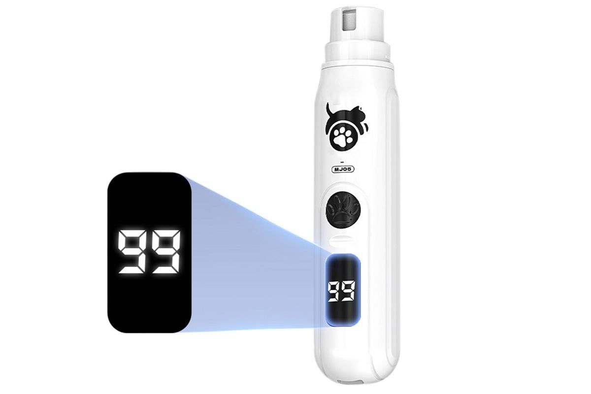 Pet Nail Grinder with LED Display Dog Nail Trimmers With 3 Speeds For Small Large Dogs And Cats β image 2