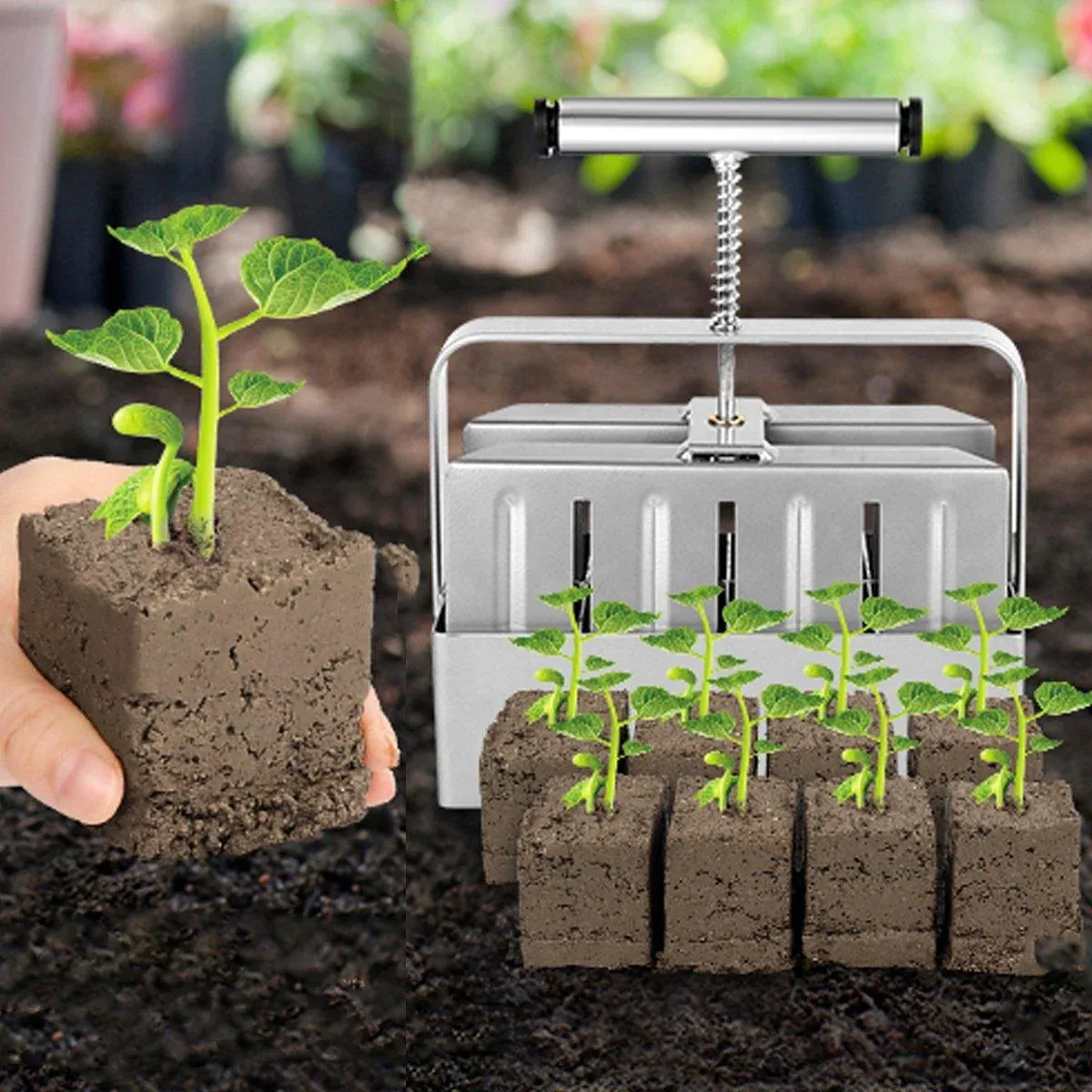 Hand Clay Seeder Tool Gardening Tools for Seeding Soil Planting Garden Tools Set โ image 6