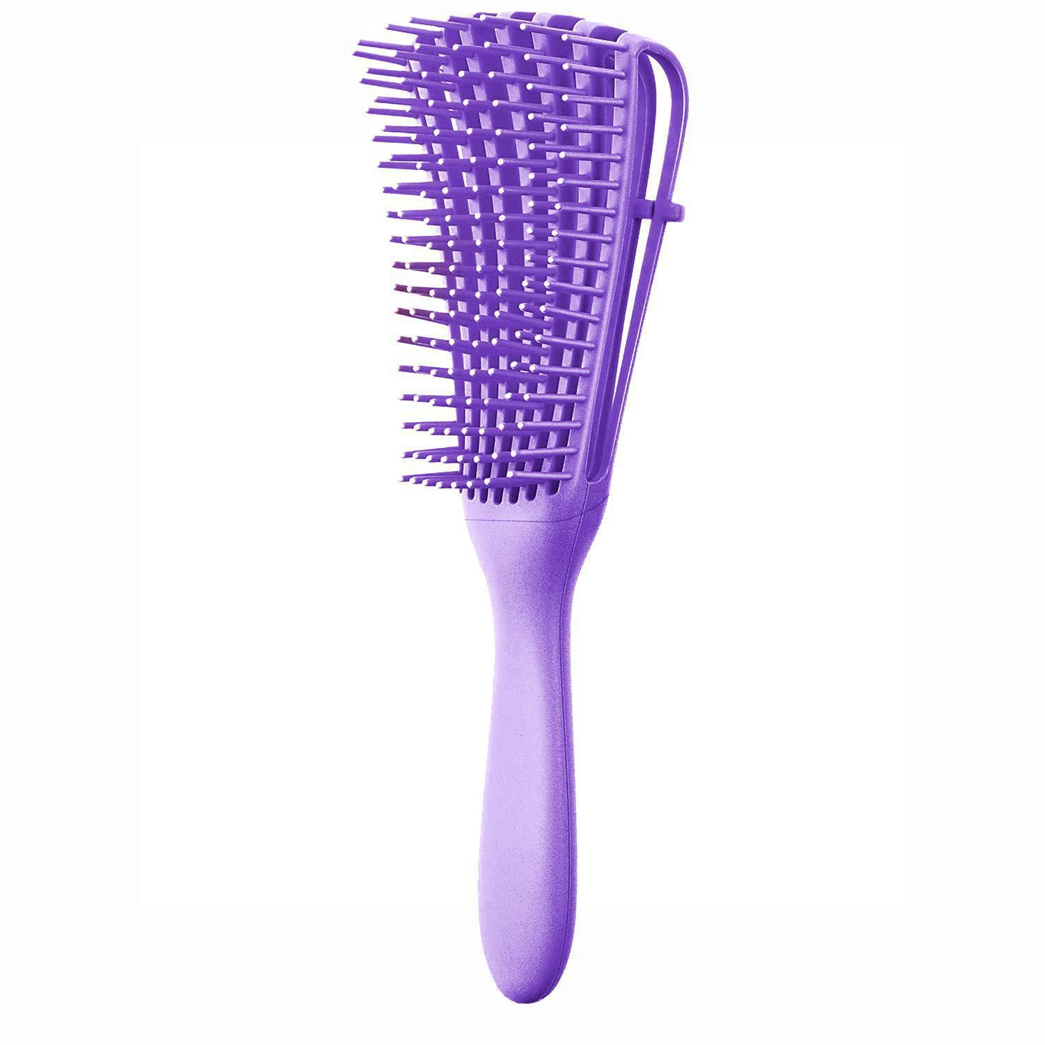 Purple Ultimate 27-Piece Hair Styling & Care Kit - Detangling Brushes, Combs, Scalp Massager & Salon Accessories โ image 3