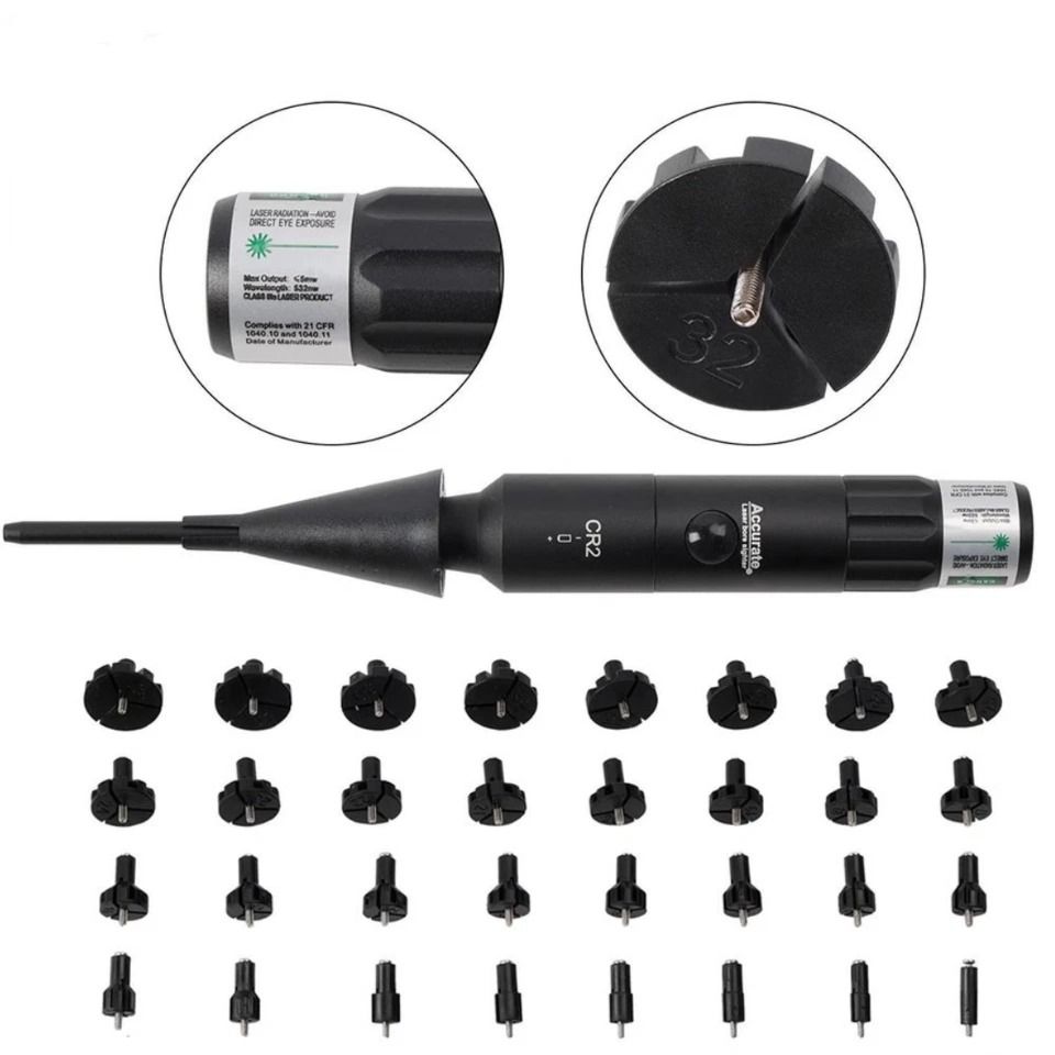 Professional Laser Bore Sight Kit Multiple Caliber Upgraded Green Bore Sighter โ image 2