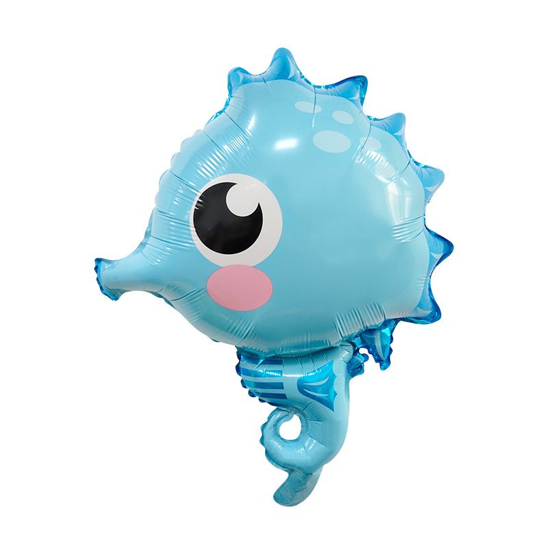 Ocean Animal Birthday Party Decoration, Ocean Animal Balloon Set No.1 Octopus Pufferfish Starfish Blue Ocean Balloon — image 4