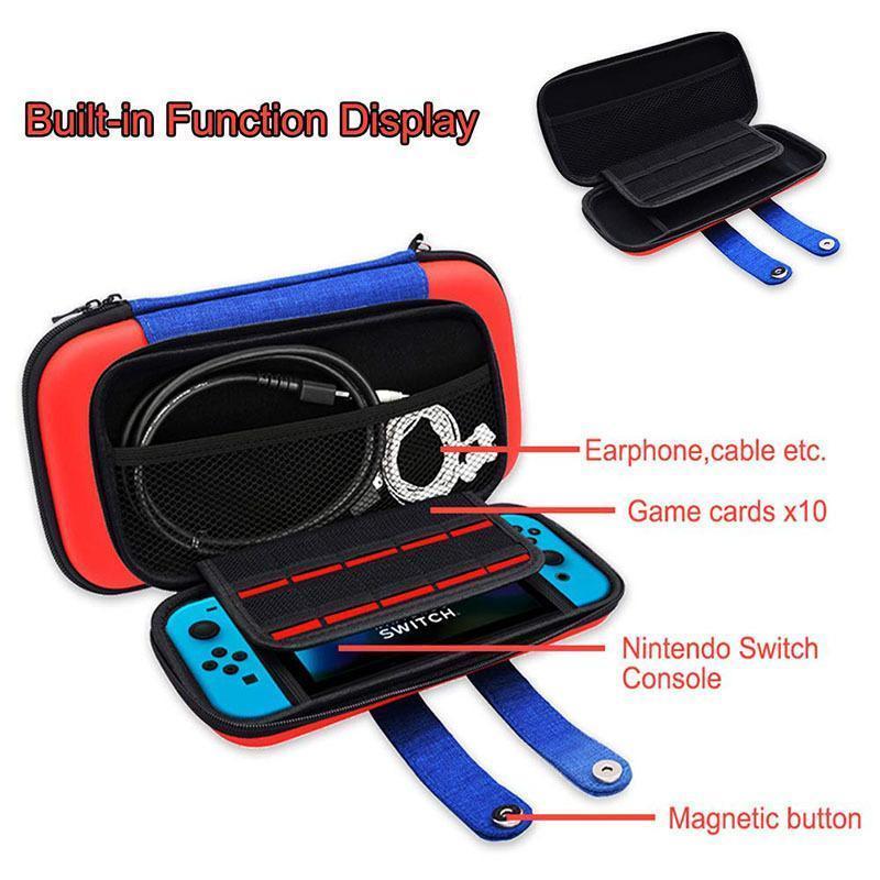 Carry Case Compatible with Nintendo Switch and New Switch2 Console with Pockets for Accessories and Games-Green โ image 2