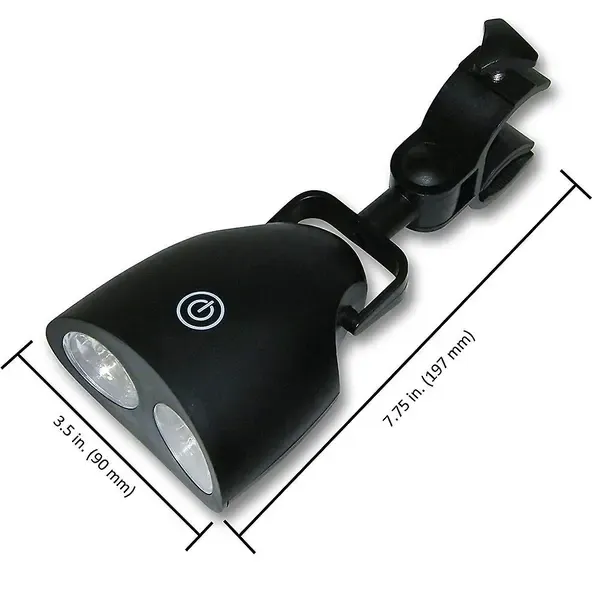 Grill Light With 360 Degree Rotation, Heat Resistant LED Clip On BBQ Light for Grilling, Camping and Outdoor Use, Black — image 5
