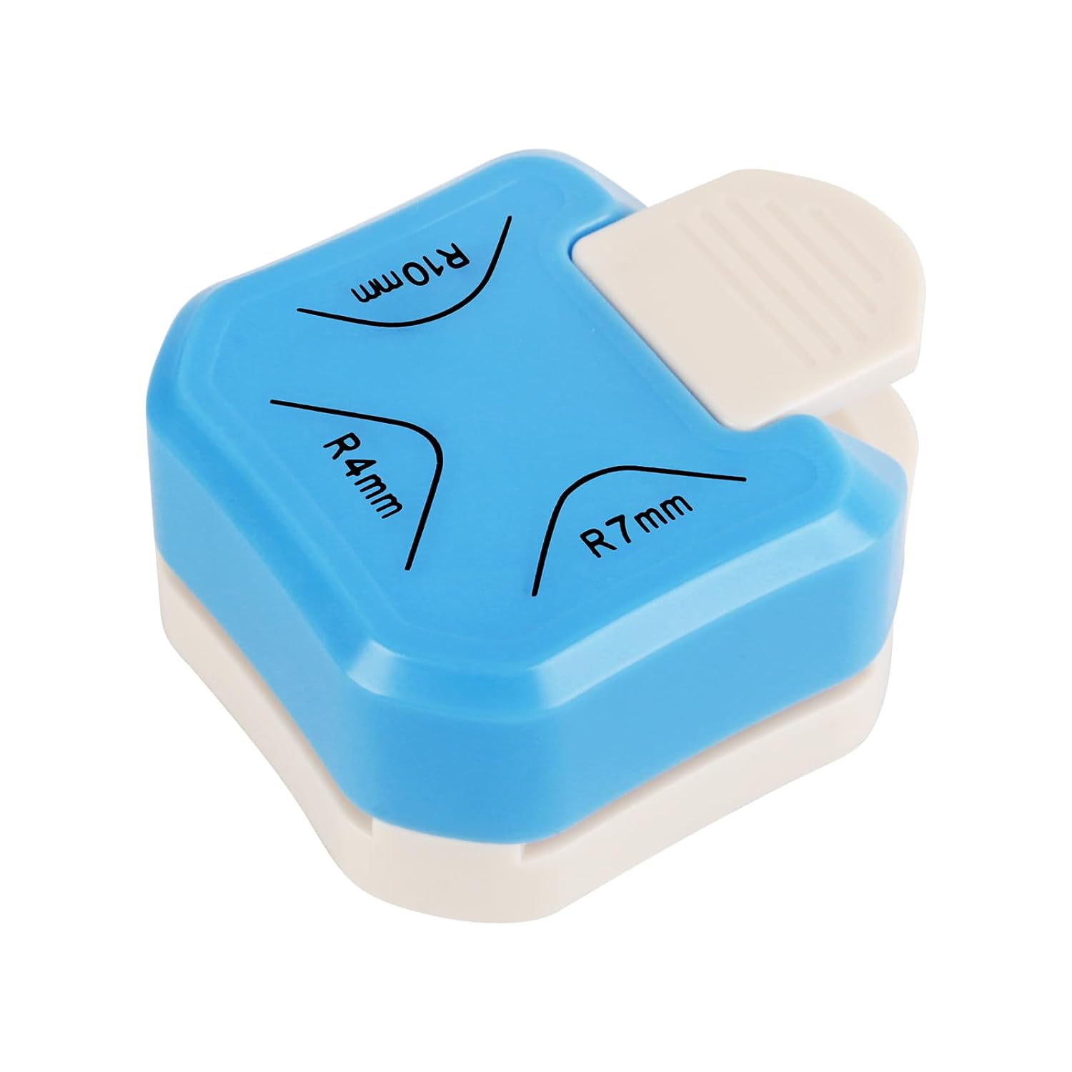 Paper Corner Rounder Punch, Corner Punch Corner Cutter Rounder for Cardstock, 3 in 1 (R4mm, R7mm, R10mm) Round Corners Cutter for Crafts, Card Making